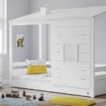 fabriquer lit cabane