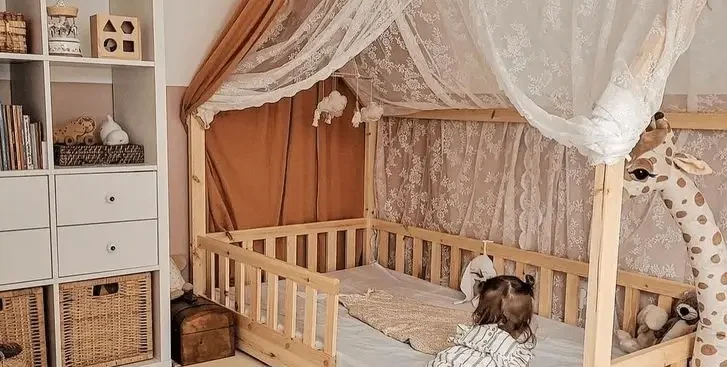 décoration lit cabane et accesoires