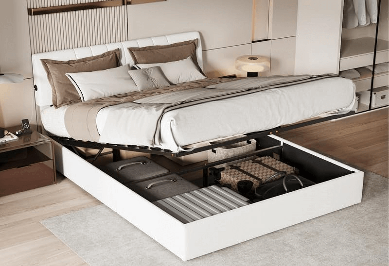 Comment installer un vérin sur un lit coffre ?