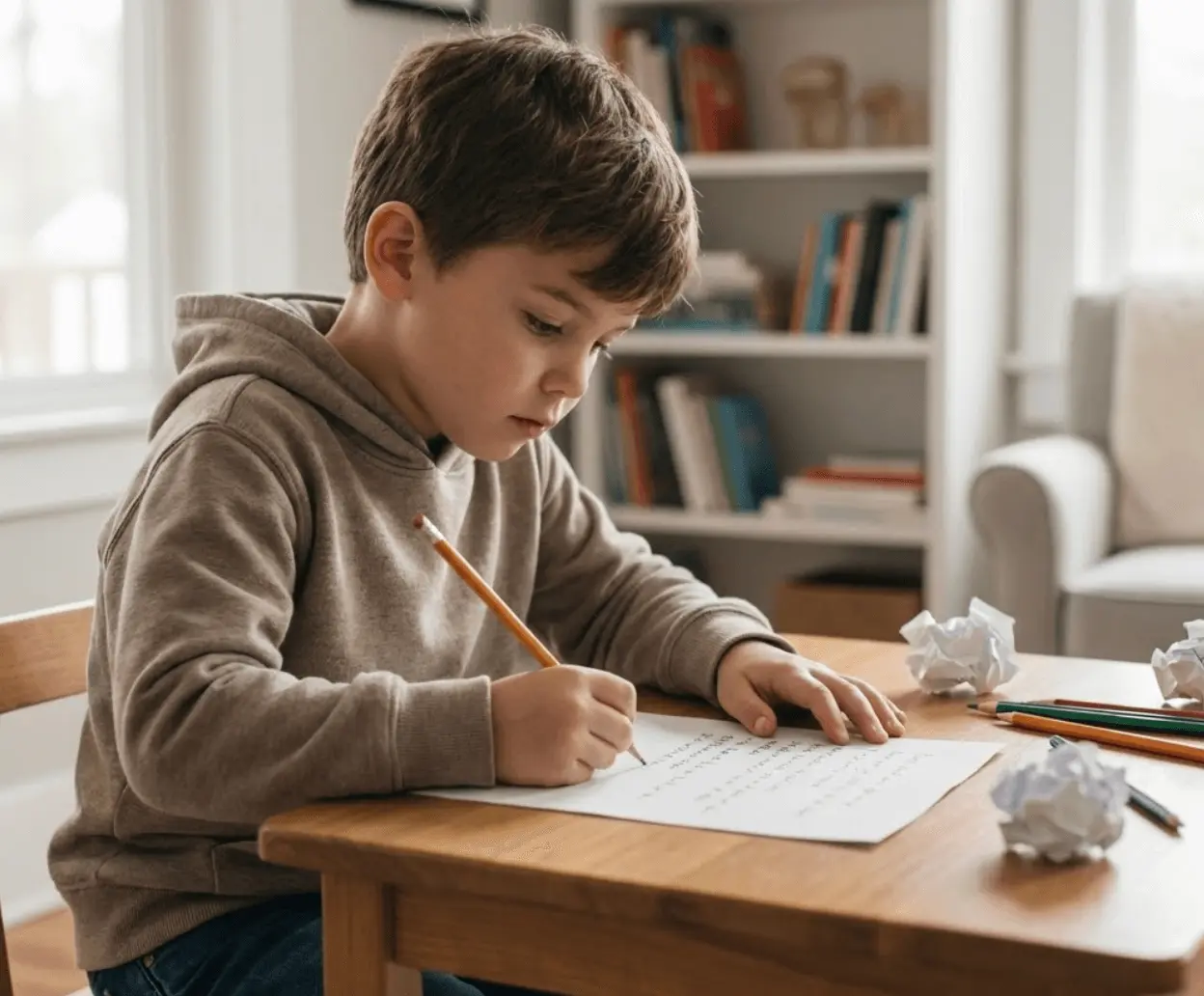 Illustration minimaliste représentant le processus créatif poétique